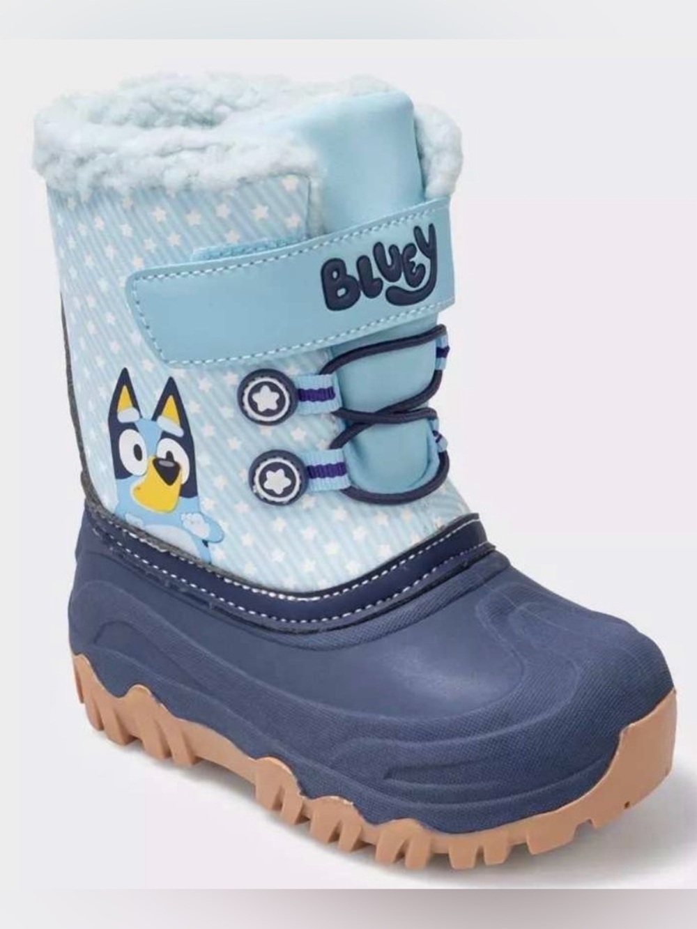 NWT Bluey Winter Boots Blue Size Toddler 6